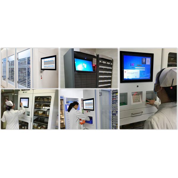 23.6-inch Fanless Industrial Touch Panel PC Rugged Embedded Computer USB/VGA/COM Interfaces All-in-One Machine 10-Point Touch 1