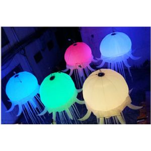 Подгонянный воздушный шар СИД раздувных продуктов рекламы раздувной вися