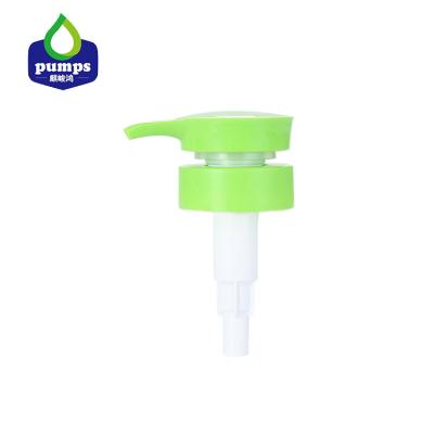 24/415 33/410 Shampoo Lotion Pump Light Green Screwed Round Top