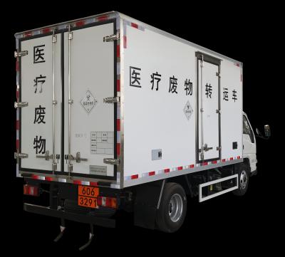 Diesel Medical Waste Truck Biohazardous Waste Transport Vehicle 90kW