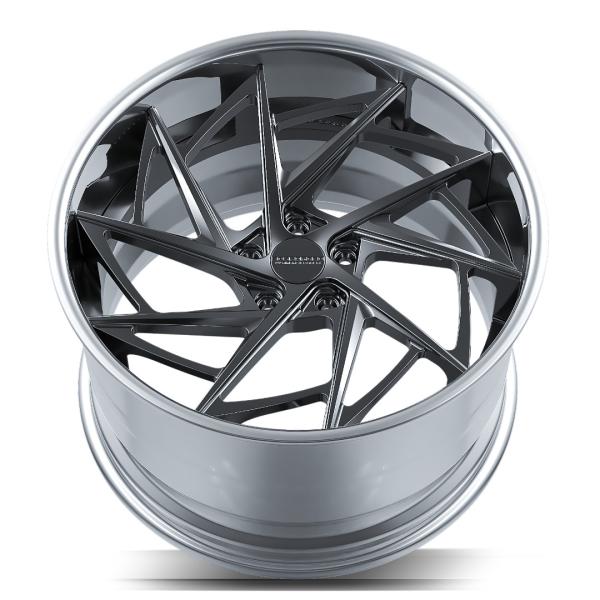 2 morceaux 6061-T6 ont forgé les roues UF/2-118