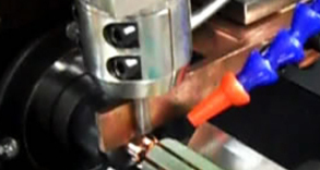 Compact size Armature hotstacking machine