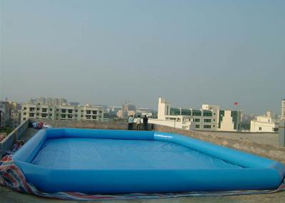 Commercial Grade Inflatable Water Pool , Above Ground Portable Pools Fire-Resistant Material