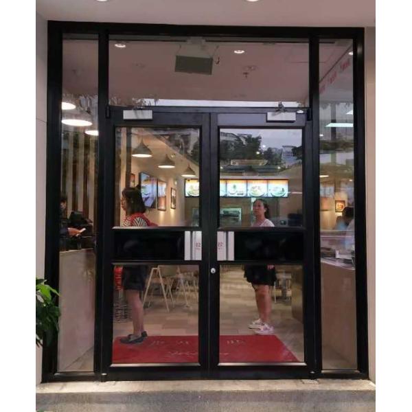 Modern Glass Facade Doors with Handles/Hinges/Locks Sliding/Folding/Swing Opening Style