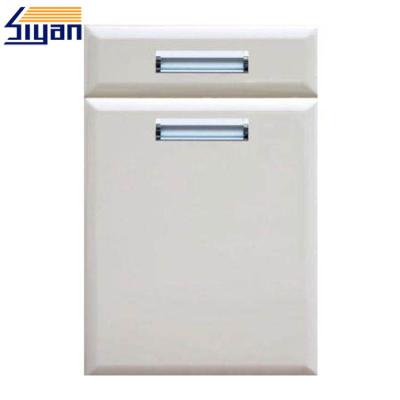 Refacing White Modern Kitchen Cabinet Doors And Drawer Fronts 0.35mm Thickness
