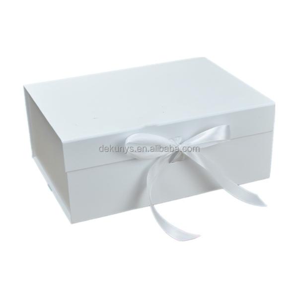Reciclável Dekun Custom Luxury Cuboid Aper Jewellery Book Shape Folded Paper Packaging