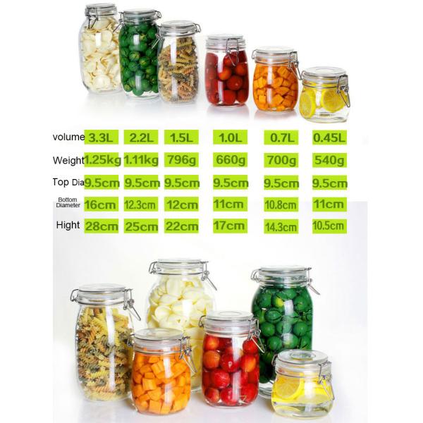 Sealing glass storage tanks in different size