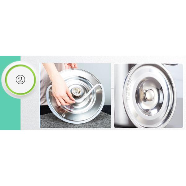 15L Storage Mixing Tank SS 304 Food packaging Stainless Steel Milk Pail