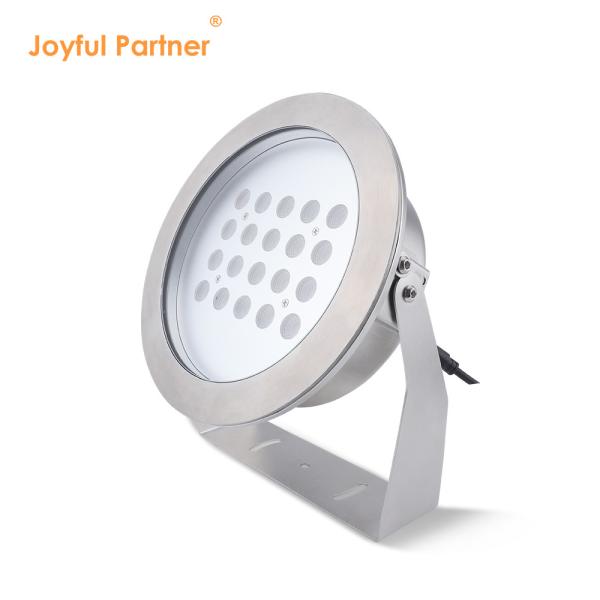 Aço inoxidável IP68 LED Luzes subaquáticas 40W Branco quente Luz de lago de cor única para festa Piscina Jardim doméstico