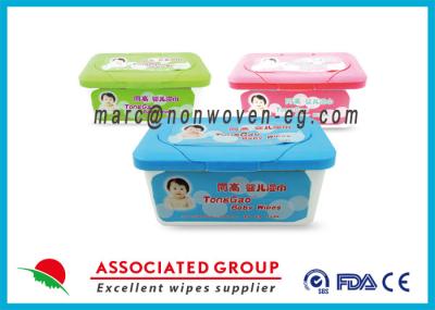 Extrato natural de Flushable das limpezas molhadas de bambu Hypoallergenic do bebê