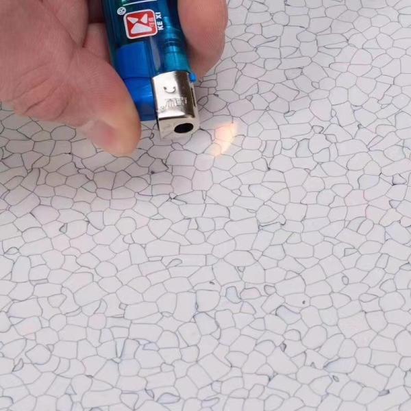 Plancher en PVC ESD 600*600*3 mm Plancher en plastique conducteur antistatique