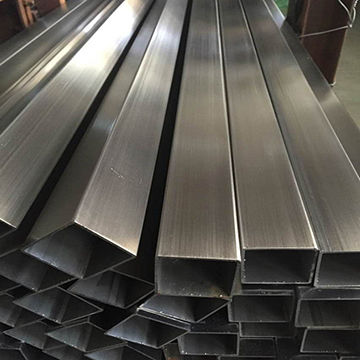 Os materiais de construção esquadram a tubulação retangular de aço inoxidável soldada do tubo