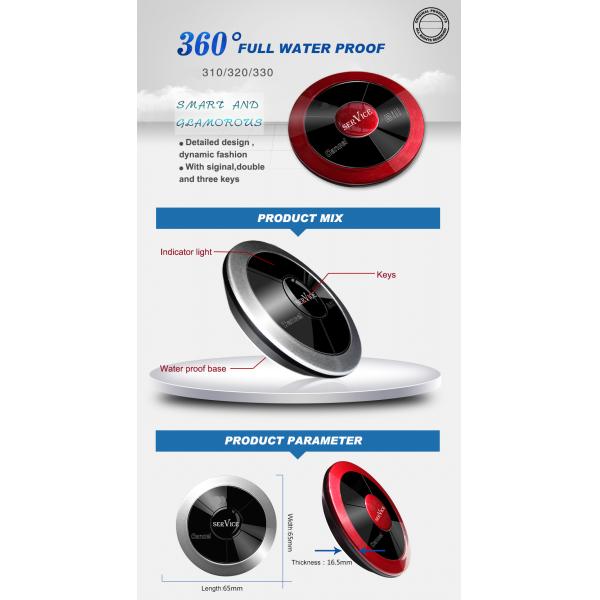 2019 горячая продажа лучшая цена беспроводная пейджерная система полная водонепроницаемая наружная 1-3 клавиши кнопка вызова