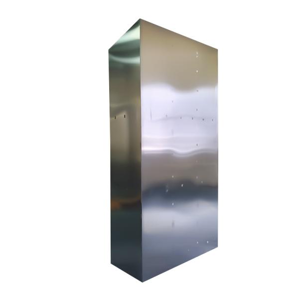 ESD-Safe 304L Stainless Steel Cleanroom Shoe Cabinet for ISO 14644 Compliant Pharma and Semiconductor Facilities