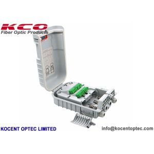 16 Fibers Mini Splitter Fiber Optic Terminal Box with ABS+PC Material for Outdoor IP65 Protection