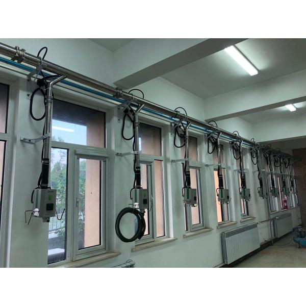 Paint Spraying Central Dust Extraction Equipment 11KW Big Hose 75mm / 110mm Diameter