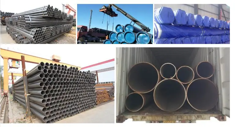 GB3091 ASTM A500 холодное - вычерченный сваренный строительный материал стальной трубы CS 80mm трубок