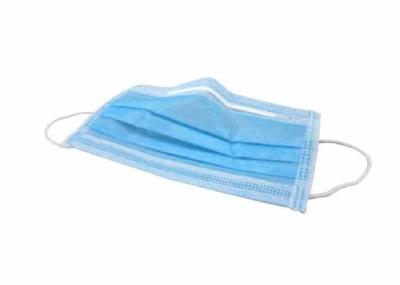 Máscara médica feita sob encomenda da eficiência elevada, máscara cirúrgica azul não tecida de 3 camadas