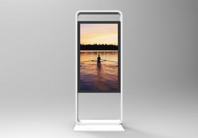 43 - 55 Indoor Lcd Kiosk Displays Double Face Type With Wifi Connecting Function