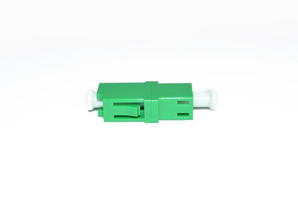LC / APC Simplex Green Color Fiber Optic Adapter , Good changeability