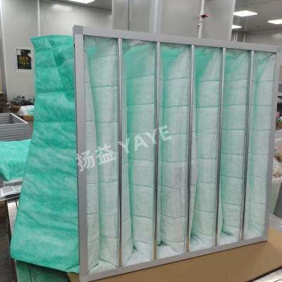 0.4um F6 Bag Filter Fiberglass Bag Filter Medium Efficiency