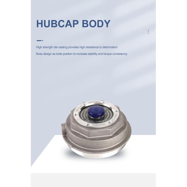 Truck Trailer Hubcap A1-4075 A2-4075 Oil Grease Hub Cap by WGCVS for Universal Fitment