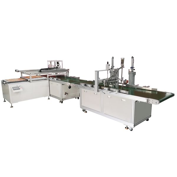 16 Stations LED Bulb Assembly Line with MITSUBISHI PLC Control and Touch Screen Operation