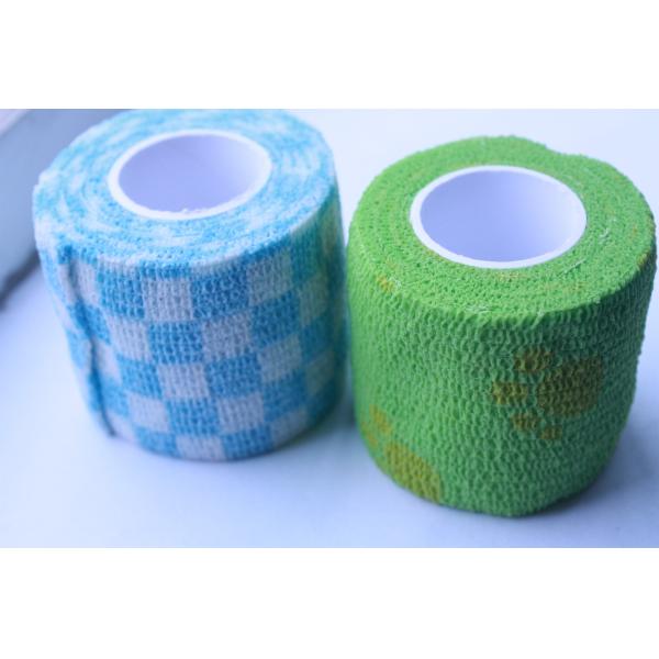 Uno mismo - la aduana flexible elástico cohesiva no tejida del adherente imprimió el abrigo de los vendajes