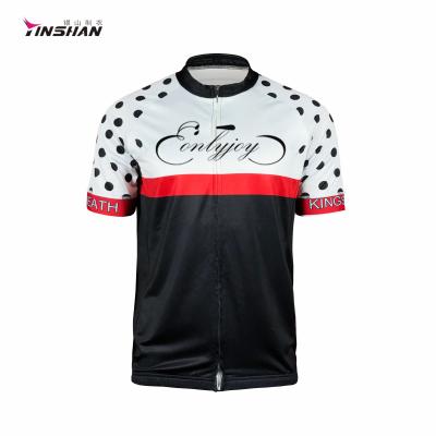Camisa de corrida de motocross respirável de manga curta para homens de tamanho grande