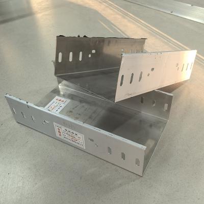 Customized Sheet Metal Cable Tray Silver For Organized Cable Management 50mm-1000mm
