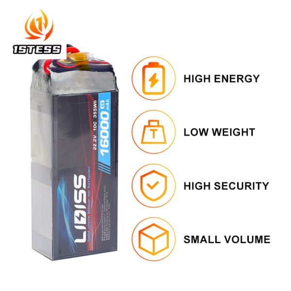 Enhanced Safety Solid State Battery Pack 6S 22.2V 16Ah 355Wh 10C with Integrated Protection