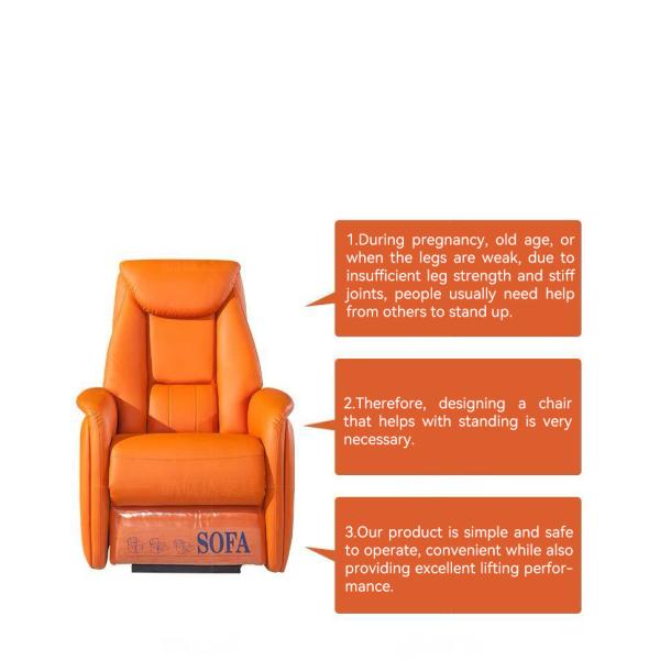 Electric Power Lift Silla reclinable con control remoto Silla de elevación con calefacción y masaje