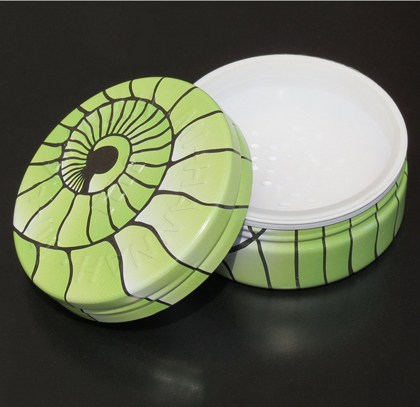 Fancy cosmetic Round Tin Box buteprate cream with plastic inner
