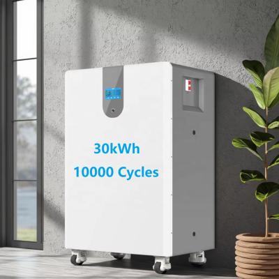 Exliporc New Energy Split Hybrid Grid 51.2V 280Ah 30kWh Home Energy Storage System with LiFePO4 Battery 10000 Cycles