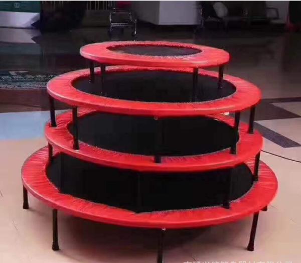 Foldable Fitness Trampoline 40 Inch, Mini Trampoline with Safety & Anti-Skid Pads
