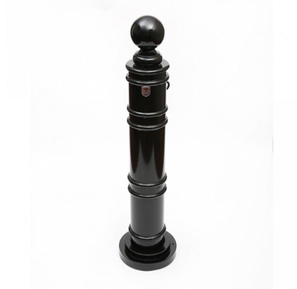 Safety Street Decorative Removable Bollards Sanding Zinc Spraying Powder Coating
