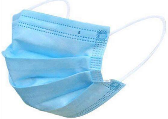 Ear Wearing 3 Ply Disposable Face Mask Eco Friendly Dust Prevention