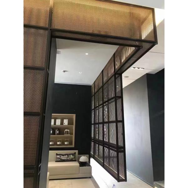 Cortina de malha espiral para aplicações de arquitetura e design de interiores