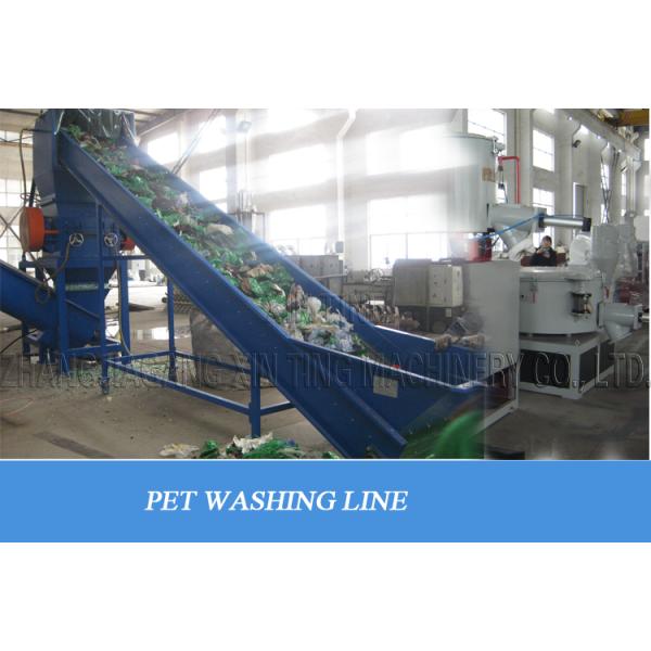 Mineral Bottle / Post Consumer Bottle Pet Bottle Washing Recycling Line Big Capacity