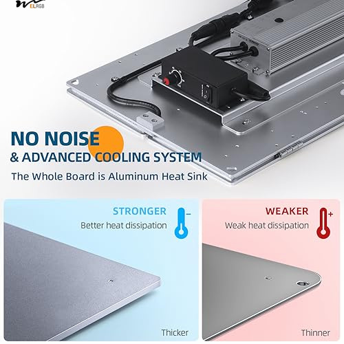 Luz de crecimiento de las plantas LED 480W BU4800 para Daisy Chain LEDs regulables