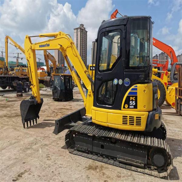 Excavadora de alta calidad de 6 toneladas, importada de Japón, para excavadoras Komatsu PC 55 MR, con menos horas de trabajo.