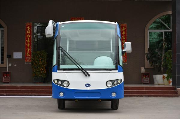Pessoa Sightseeing elétrica de baixo nível de ruído do carro 14, ônibus de excursão elétrico do multi passageiro