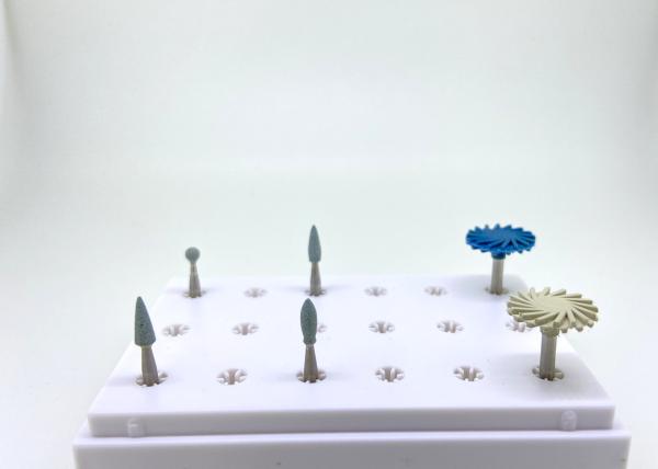 Abrasive Dental Polishing Kit / Diamond Finishing Bur RA Shank 10mm Diameter