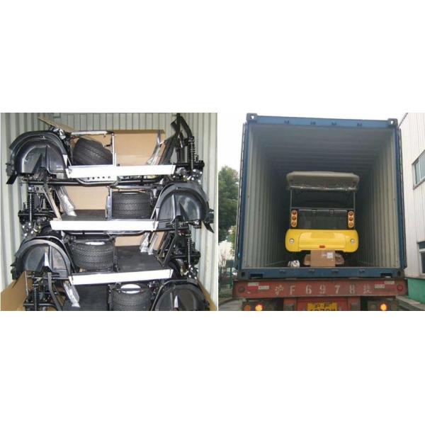 4 Wheel Custom Color 6 Passenger Golf Electric Cart Powered By Lead Acid Batteries