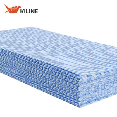 Chiffons de nettoyage en viscose à code couleur 300x600mm, paquet de 20 feuilles