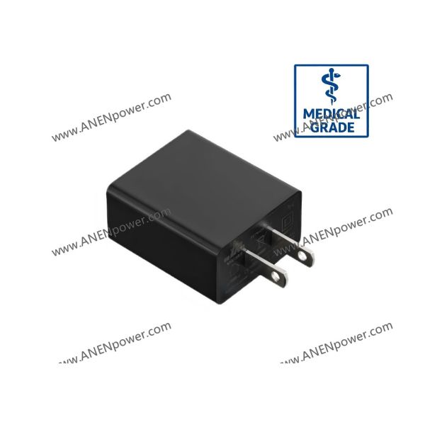 6W Medical Power Adapter 5V 1.2A AC DC Supply IEC 60601-1 2xMOPP for Monitoring Devices
