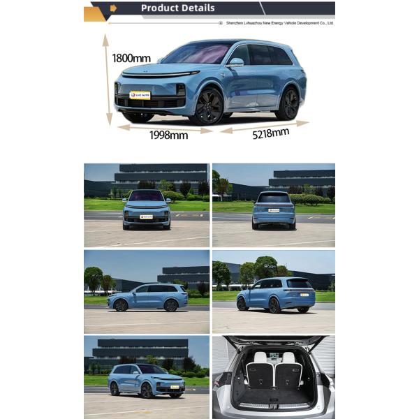2023 Fuel Type Gasoline Electricity Energy SUV Li L9 Plug in Hybrid Electric Vehicle