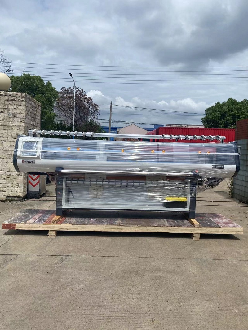 16GG Fully Jacquard Flat Knitting Machine Double System 52inch for High Production