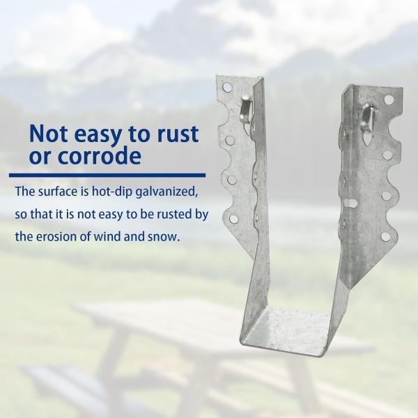 Galvanized Steel Joist Hanger Face Mount for 2x4 Hot Dip Coating Sample Offered