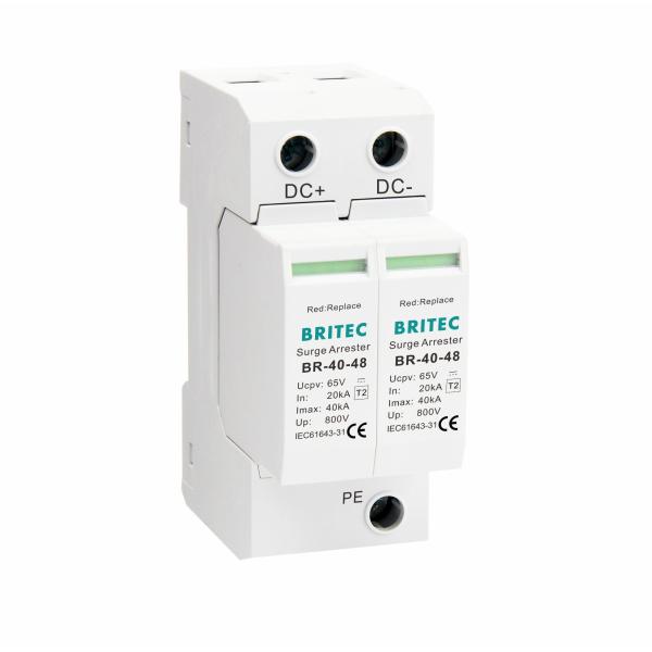 TY-40 24V 40KA DC Surge Protection Device with Thermoplastic UL94-V0 Material for Solar Systems